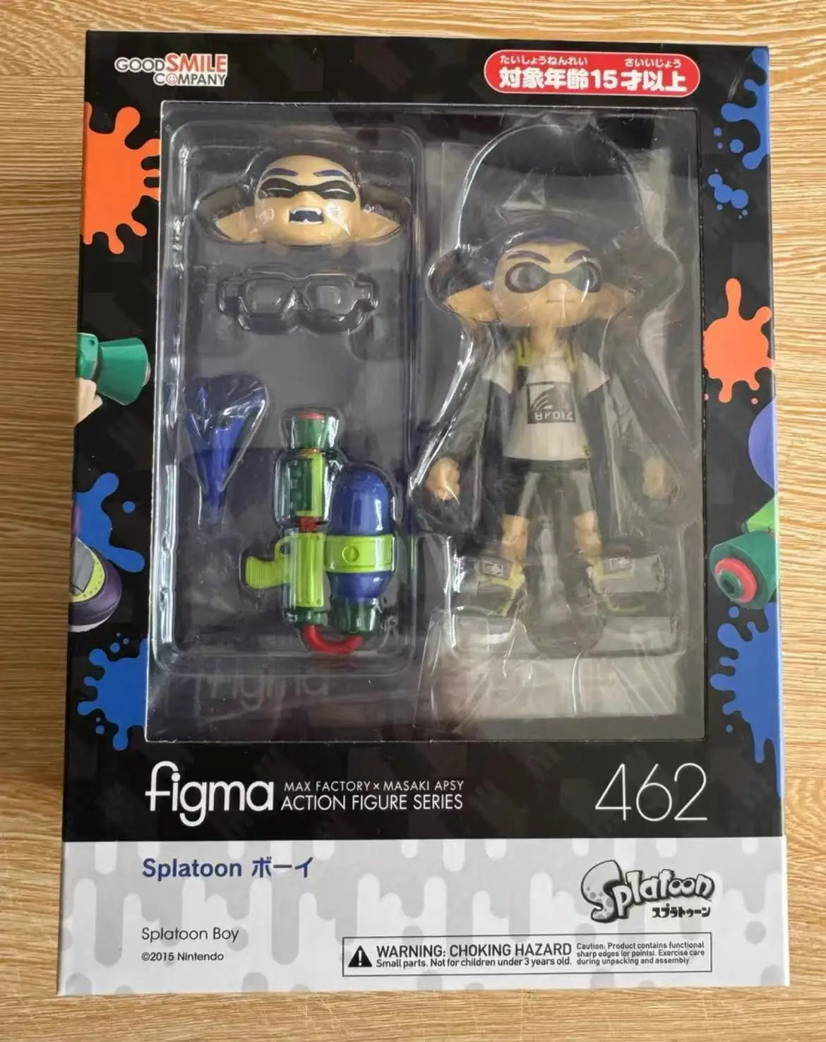 100% Original in Stock Good Smile Company Figma (#462) Splatoon Boy Splatoon Inkling Action Figur Anime Figure Finished Figure
