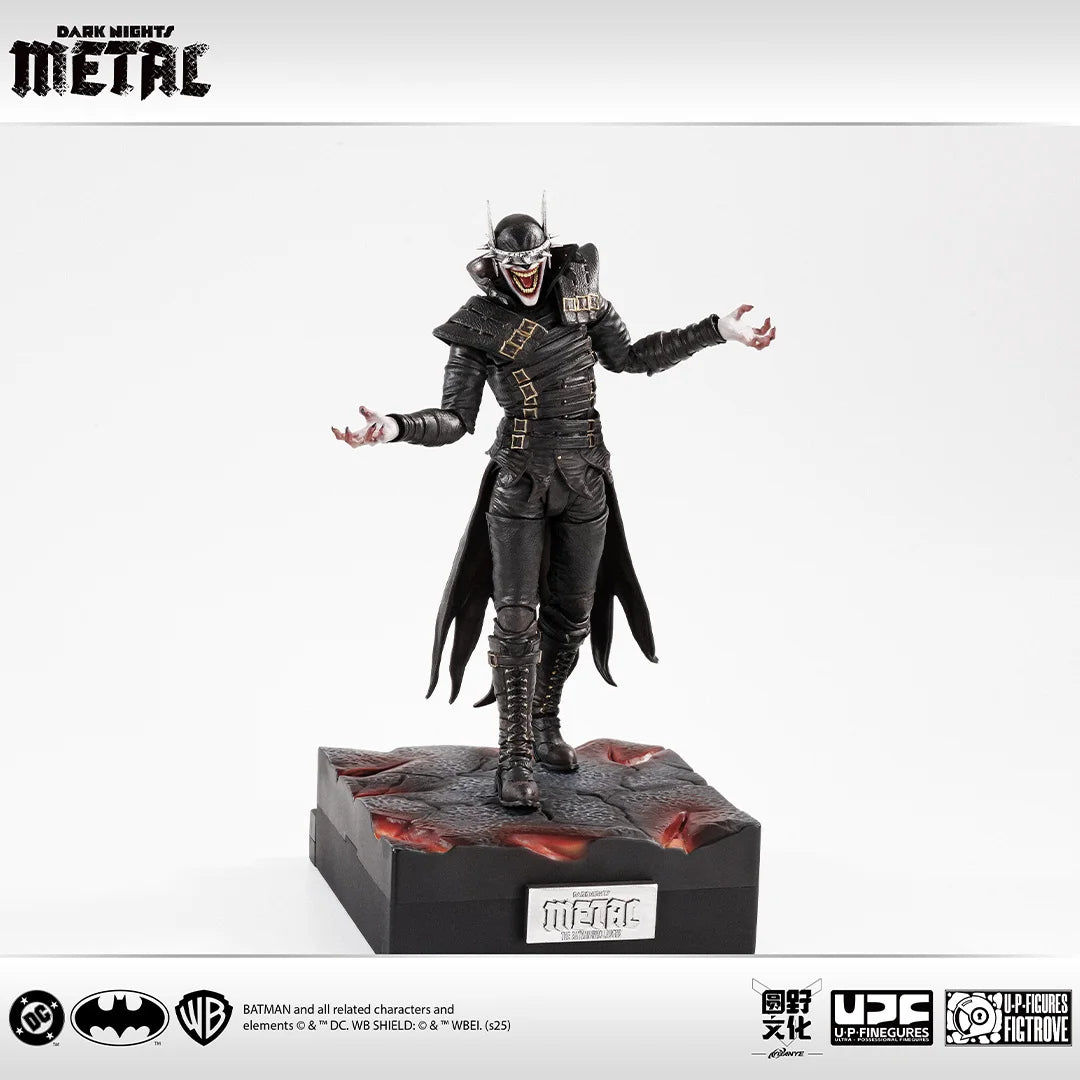 U-P-Finegures Batman Dark Nights: Metal The Batman Who Laughs DCC Model Action Figure Trendy Toys Desktop Doll Collectibles