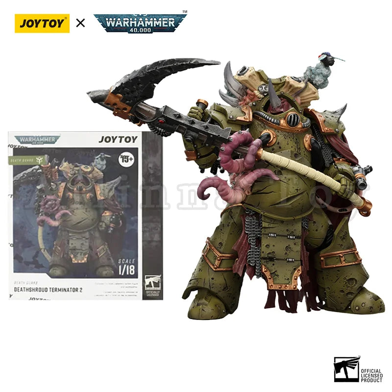 JOYTOY 1/18 Action Figure 40K Death Guard Deathshroud Terminator Anime Model Toy Gift