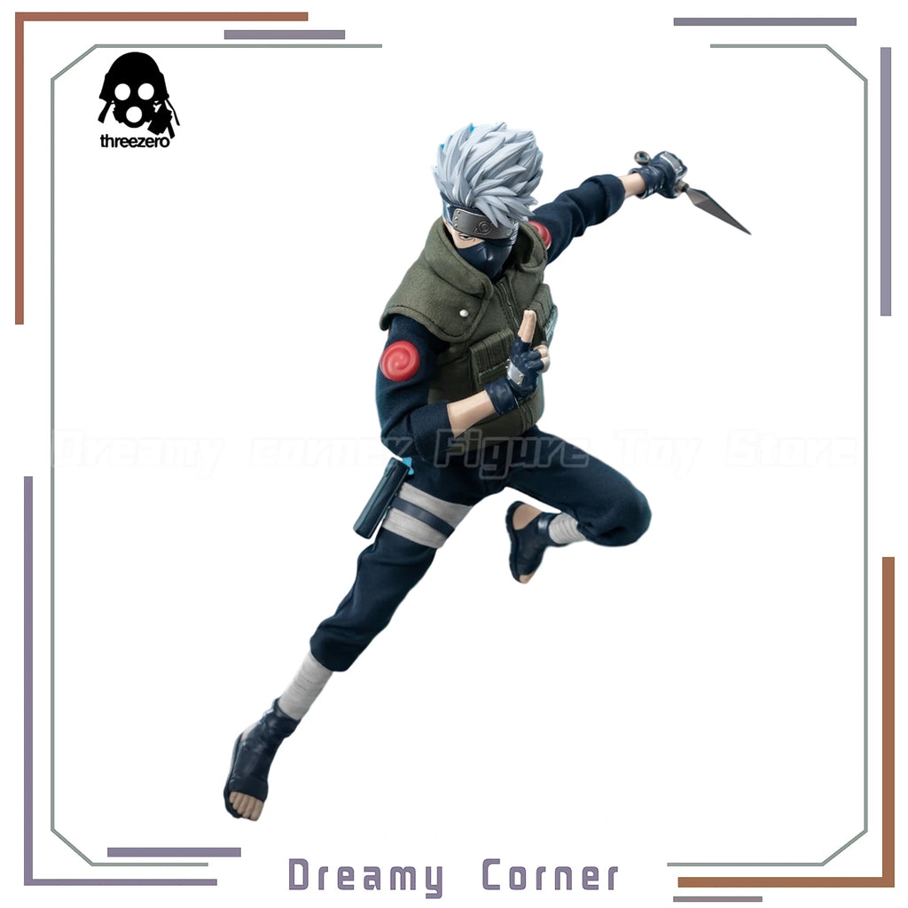【In Stock】Original Threezero FigZero NARUTO Hatake Kakashi 1/6 Action Figure Model Gift Ornament Toy