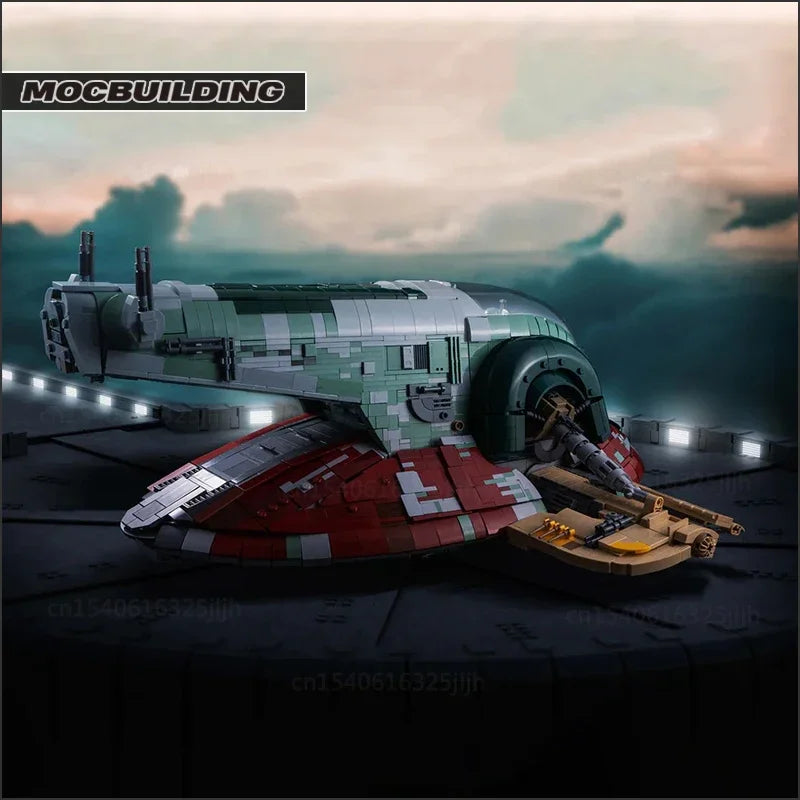 Star Movie MOC Building Blocks UCS Slave 1 Spaceship Model Starfighter DIY Assemble Technology Bricks Collection Toys Xmas Gifts