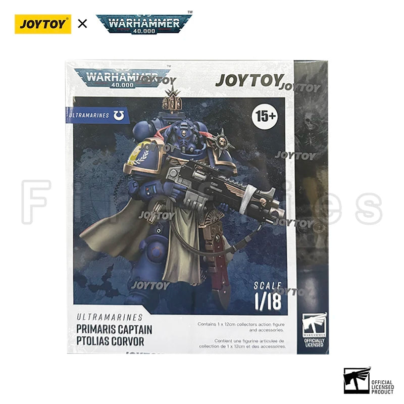 1/18 JOYTOY Action Figure 40K Captain With Master-Crafted Heavy Bolt Rifle Re-issue Version Anime Model Toy