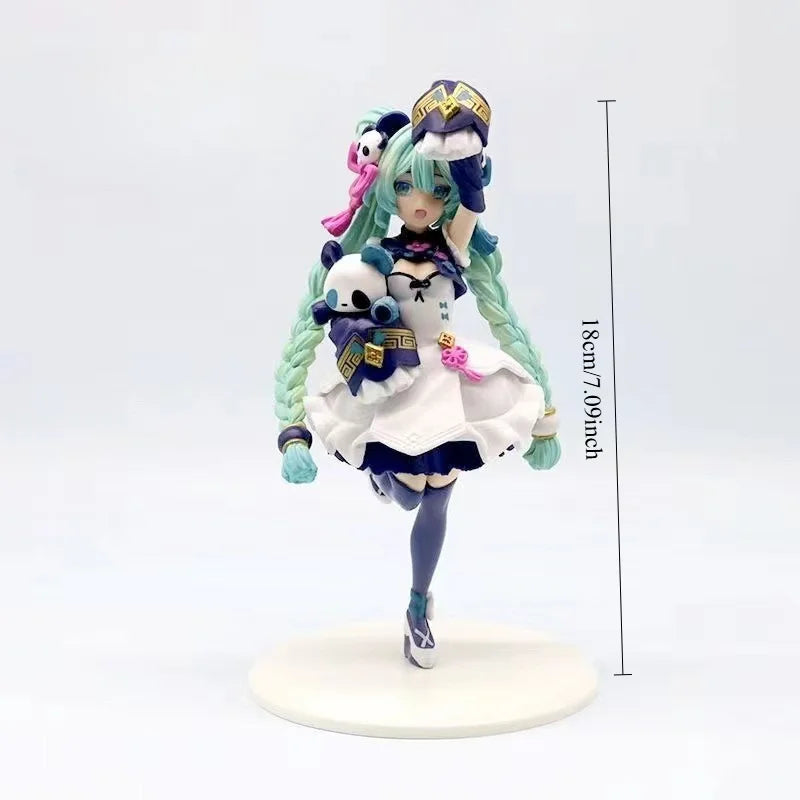 Anime Virtual Singer Miku Peripheral Figure Model Desktop Decoration Cartoon Collect Toys Doll Birthday Gift