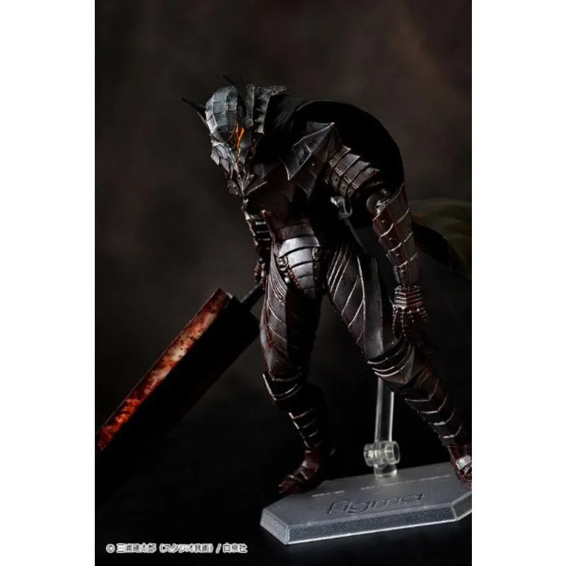 Max Factory Original Figma Sword Wind Legend 410 Gus Crazy Warrior Armor Ver Repainted Skeleton Anime Action Figure Model Toys