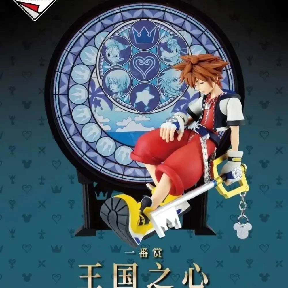 Original Genuine In Stock Banpresto IchibanKuji  Anime Kingdom Hearts SORA Kawaii Action Figure Collectible Model Decoration