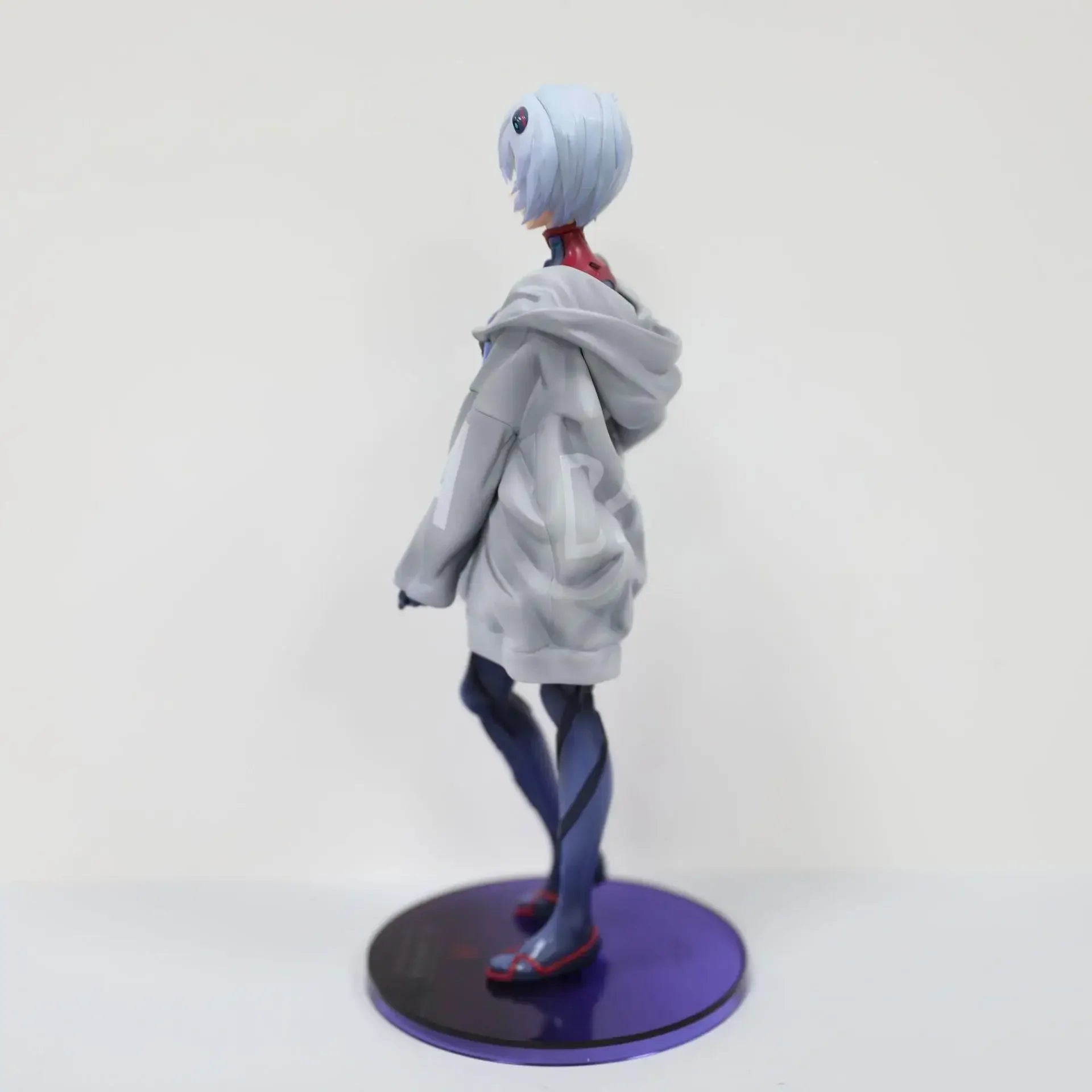 Bandai 22CM Evangelion Anime Girl Figure Ayanami Rei EVA New Form Action Figure PVC Figurines Model Doll Fans Gifts Kids Toys