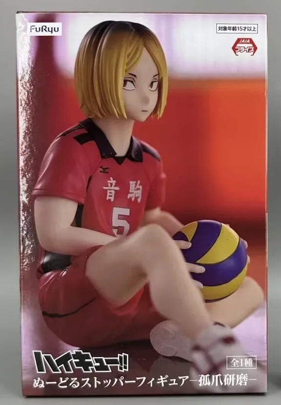 Original Bandai Posing Figure Haikyuu!! Kozume Kenma Anime Action Collection Ornaments Figure Model Toys Holiday Gifts