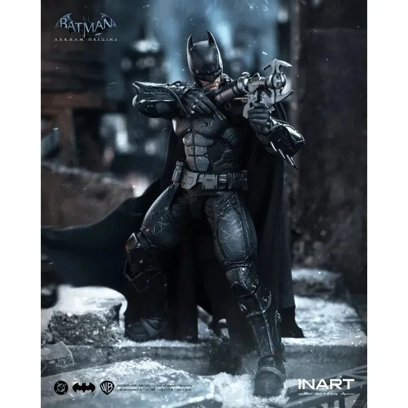 【COMING SOON】INART G0007 Arkham Origins Batman Battle Damaged Edition 1/12 Action Figure Figure Finished Model Gift Collection