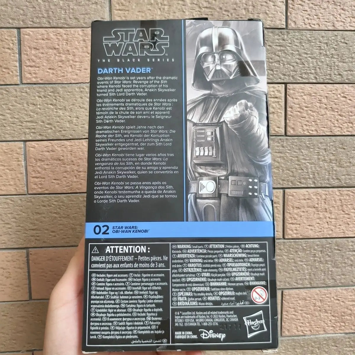 Star Wars Figure The Black Box Series Darth Vader Obi Wan Action Figure Pvc Mobile Figurine Model Ornament Decora Desk Toys Gift