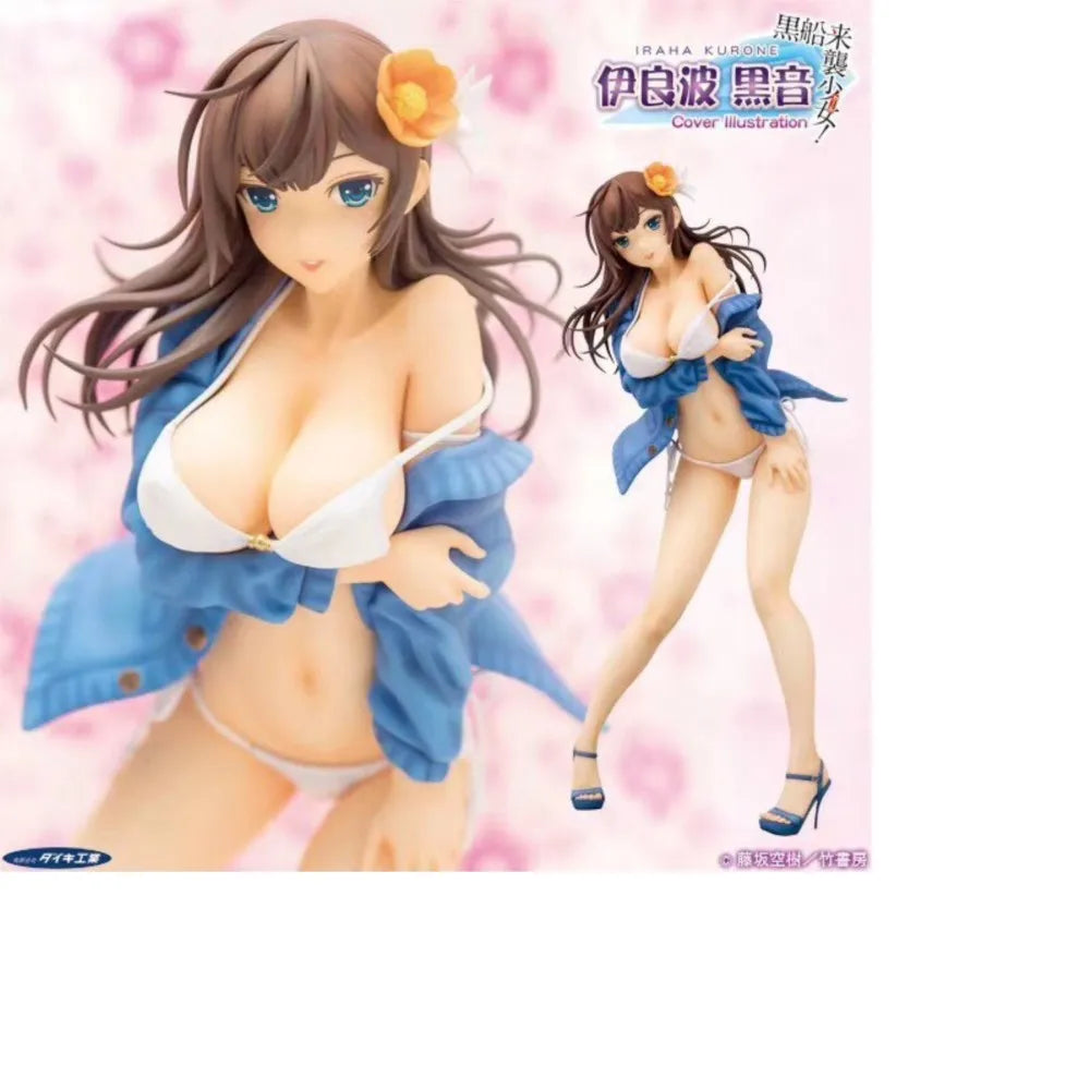 Daiki Fujisaka Kuuki Kurofune Raishuu sexy Girl figure PVC Action Figures toys Anime figure Toys For Kids children Christmas