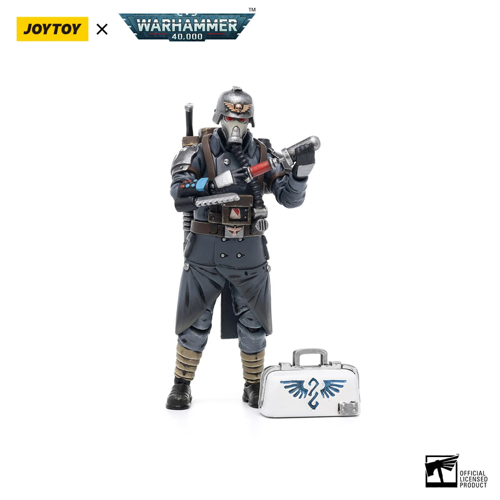 [Pre Order]JOYTOY Warhammer 40K1/18 Action Figure Astra Militarum Death Korps of Krieg Veteran Squad Anime figures Toys Model