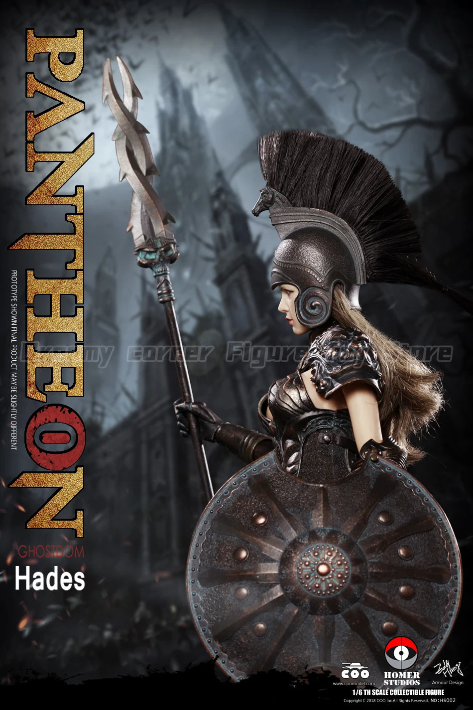 【In Stock】Original COOMODEL HOMER HS002 PANTHEON HADES GODDESS OF UNDERWORLD 1/6 Action Figure Model Collection Toy