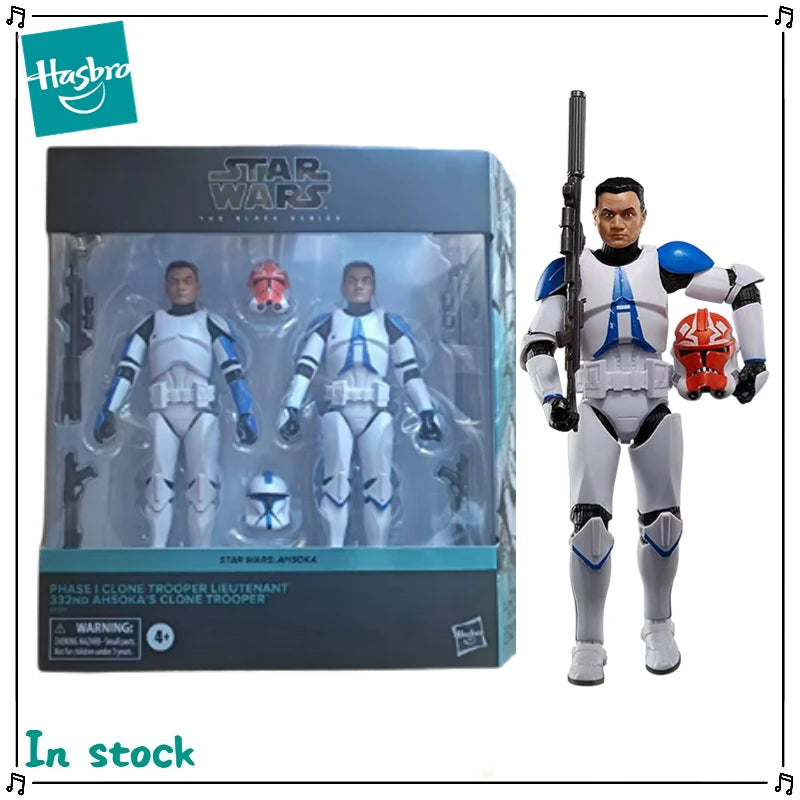 Original Hasbro STAR WARS The Black Series Lieutenant 332 Anime Figure Model Gift Toy Collection