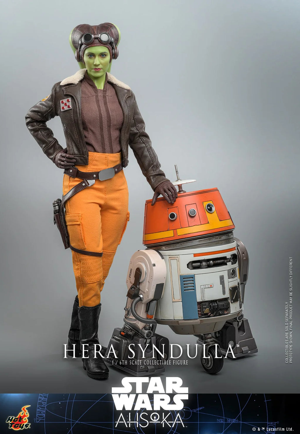In Stock HotToys TMS113 Star Wars Ahsoka Hera Syndulla 1/6 Soldier Doll Anime Action Figure Toy Gift Model Collection Hobbies