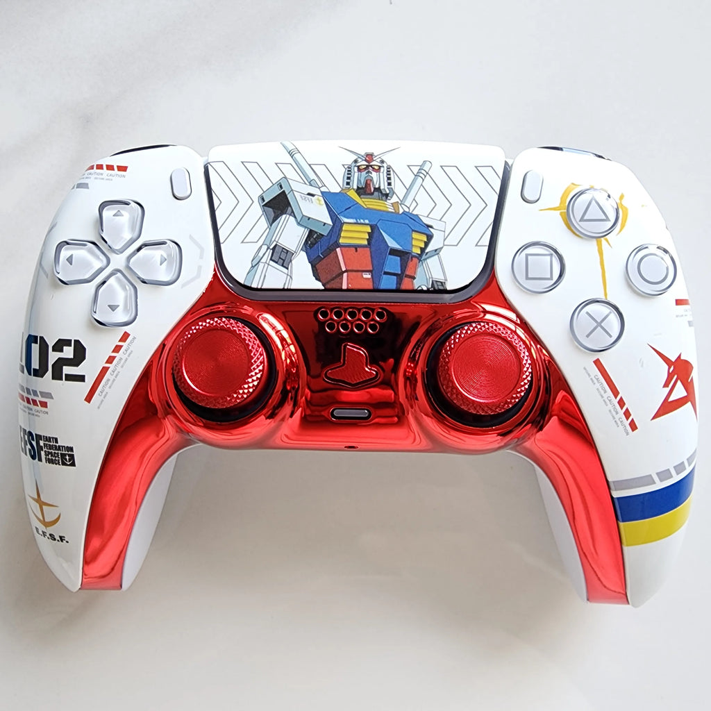 NEWJohnny Old Video Gamer Handmade Original Gamepad Upgraded Hall TMR Electromagnetic Joystick PS5 Wireless Gaming Controller