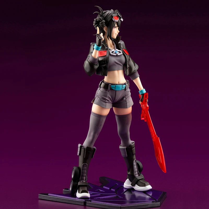 Original Kotobukiya Transformers Bishoujo Dark Optimus Prime Anime Figure PVC 23.5CM Collectible Model Satuette Ornament Gift