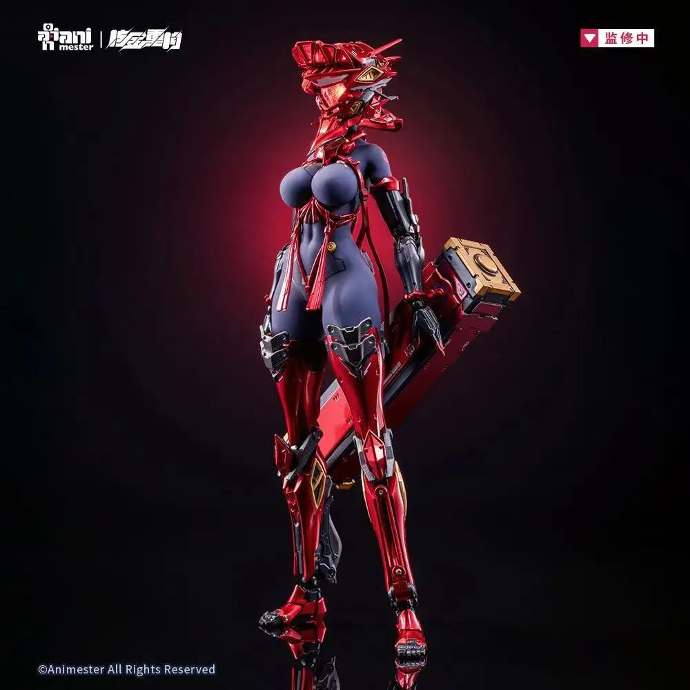 AniMester Nuclear Gold Reconstruction Trial KOF Guren Padma 1/9 Rubberized Movable Model Anime Action Figure Toys Gift Pre-order