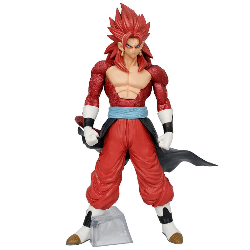 Anime Dragon Ball Z Super Saiyan 4 Son Goku Vegetto Battle Ver. GK PVC Action Figure Statue Collection Model Kids Toys Doll 27cm