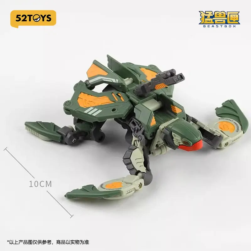 52TOYS BEASTBOX BB-24 Jetsam Turtle Deformation Robot Toy Assemble Mecha Cube Model Collectible Anime Trendy Toy Birthday Gift