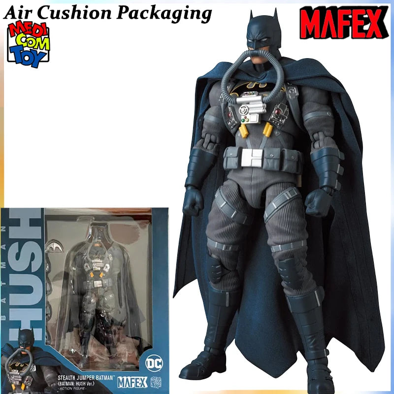 MEDICOM TOY Genuine MAFEX Series Hush Batman Joker Super STEALTH Dark JUMPER Female Hunter Nightwing Action Figures Model Toys