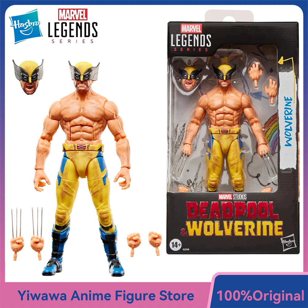 Hasbro Marvel Legends Series Wolverine (Deadpool & Wolverine) 6-Inch-Scale Original Action Figure Model Collection Toys