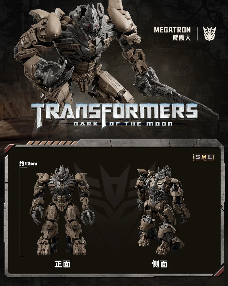 BLOKEES Original Transformers Bumblebee Megatron Megatronus CLASS Version Transformation Assembled Action Figure Model Toys Gift