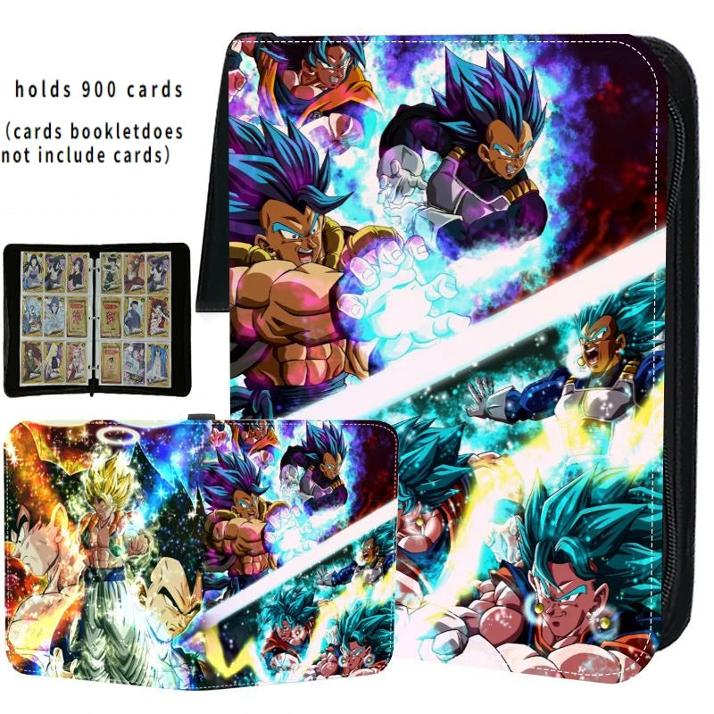 Anime 400- 900 Pcs Dragon Ball Goku Freeza Card Book Pu Super Large Capacity Card Binder Display Game Collection Card Kids Gift