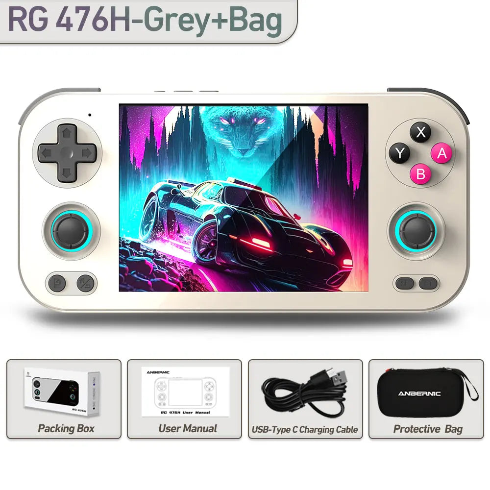 Anbernic RG 476H Retro Handheld Game Console RG476H Android 13 Unisoc T820 4.7 Inch LTPS Touch Screen1080 DP Output Streaming