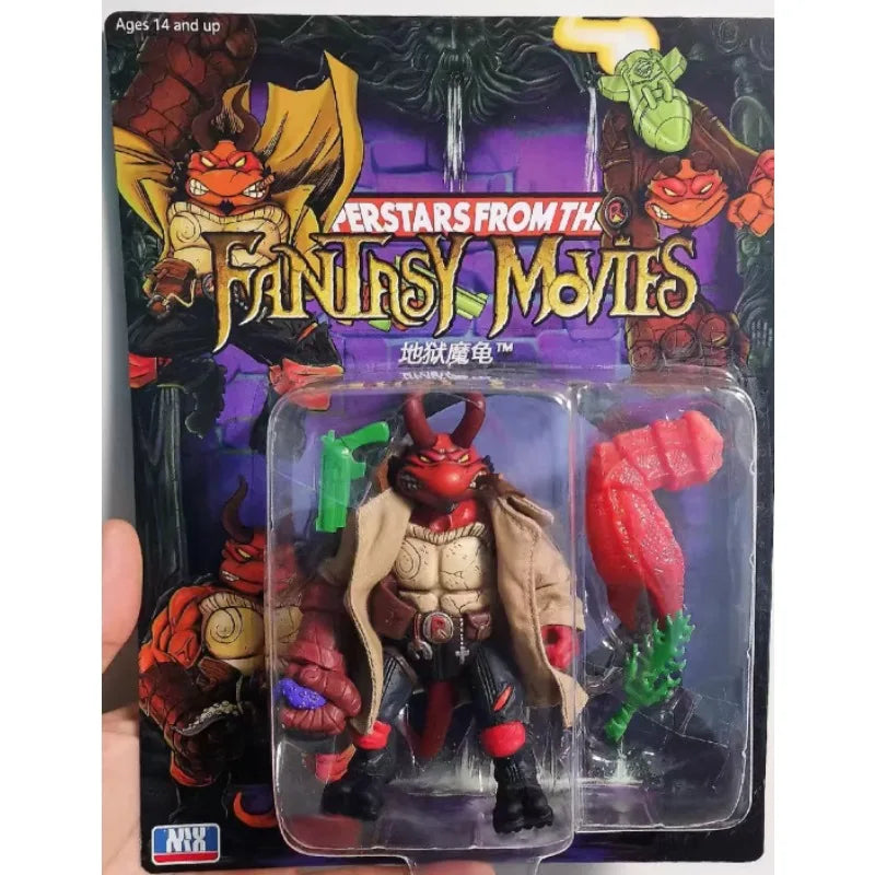 NIX X TURBOPORK Original First Edition Ninja Turtles Halloween Limited Edition Zombie Turtles Michelangelo Exclusive Model Toy