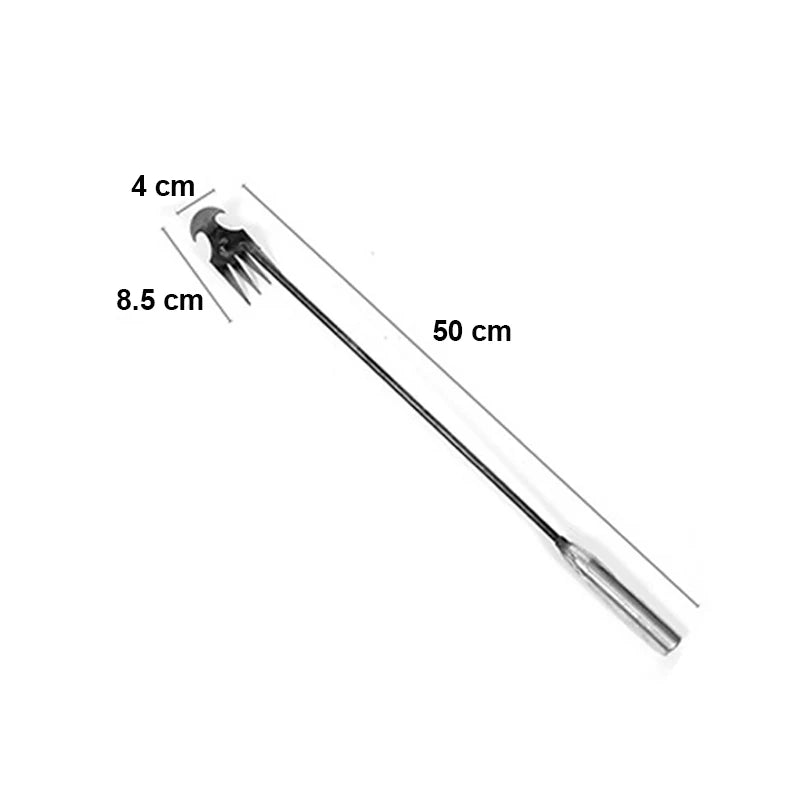 4 Teeths - Multifunctional Hand Weeder for Garden - Durable & Portable Garden Weeding Tool for Vegetable Gardening & Farm Planti