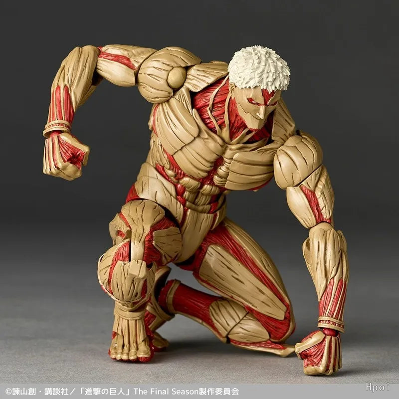 Amazing Yamaguchi Attack On Titan Armored Titan Anime Ko Articulated Action Figures Model Kit Collectible Trendy Toys Boy Gifts