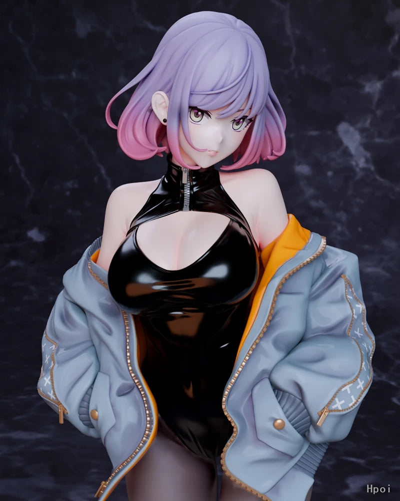 24cm Astrum Design Luna illustration by YD Anime Figure Sexy Black Pink Mask Girl Action Figure PVC Collectible Model Doll Toys