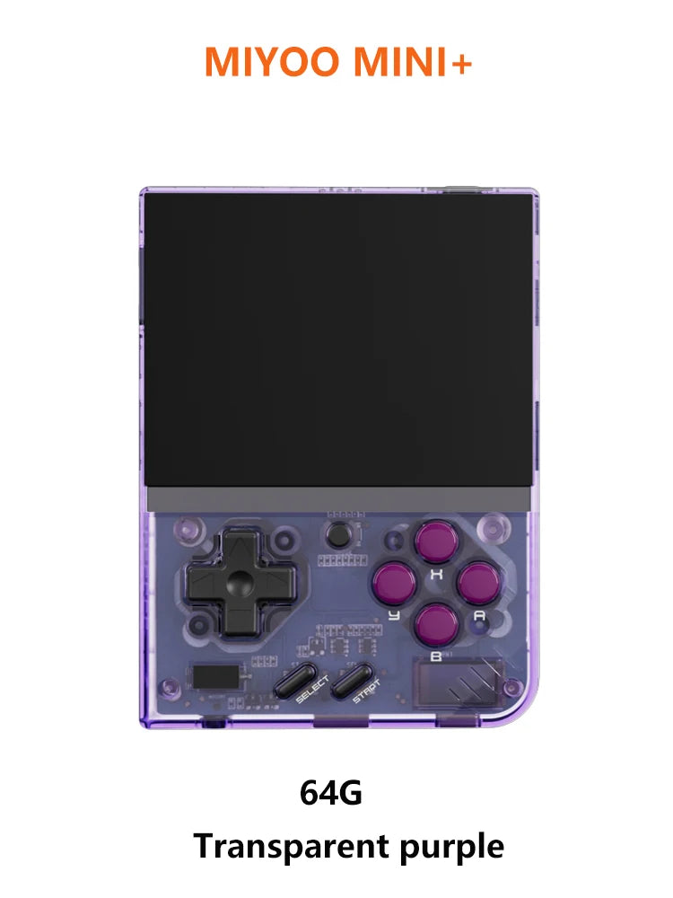 MIYOO Mini Plus Tragbare Retro-Handheld-Spielekonsole 3,5-Zoll-IPS-HD-Bildschirm Kindergeschenk Linux-System Klassischer Gaming-Emulator