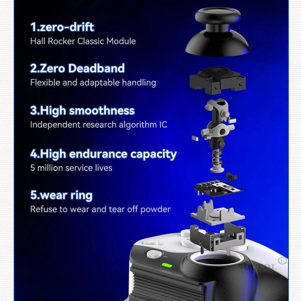 Hot Sale BSP D9 Tablet Controller Wireless Handle For Switch Game Blue-tooth Stretching Joystick For PS3 PS4 Android IOS Gamepad