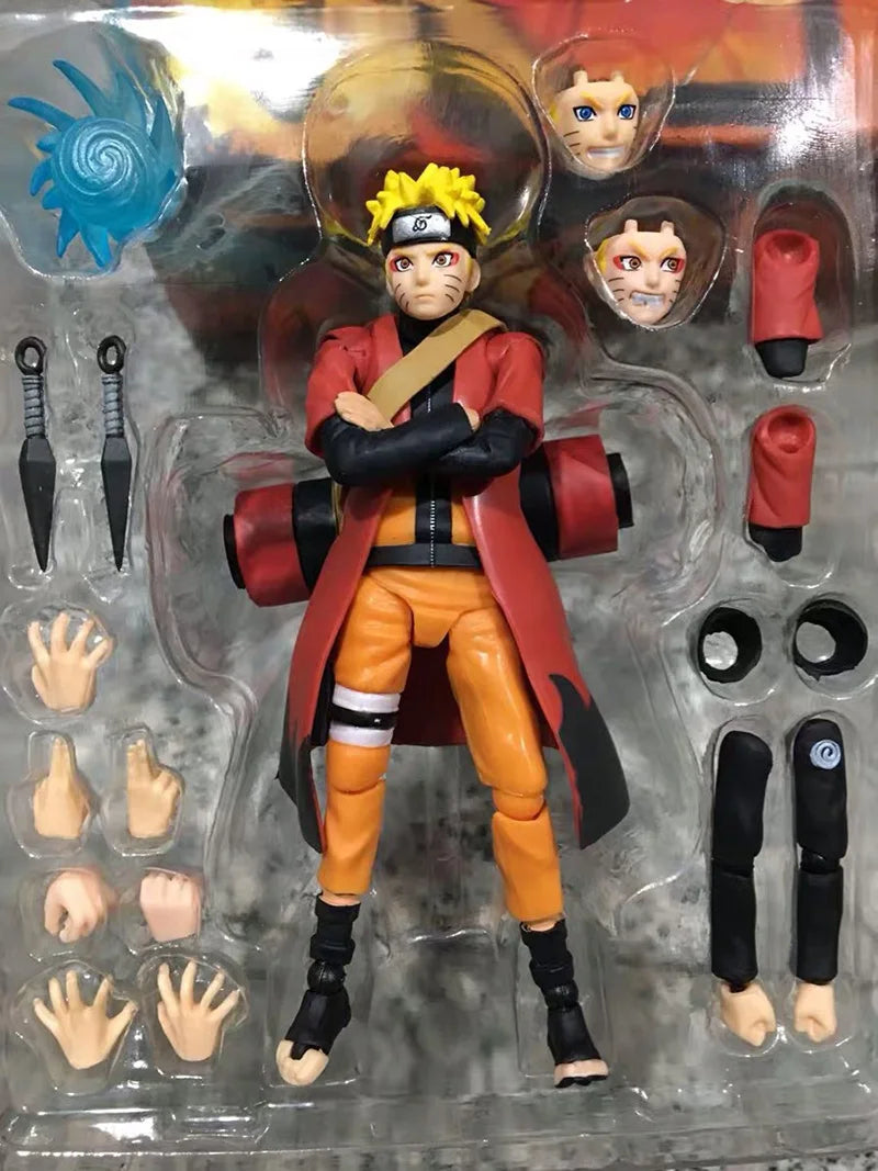 Uzumaki Naruto Action Figure Rasengan Naruto SHF Model 15cm Anime Figures PVC Collection Doll Movable Uchiha Itachi Model Toys
