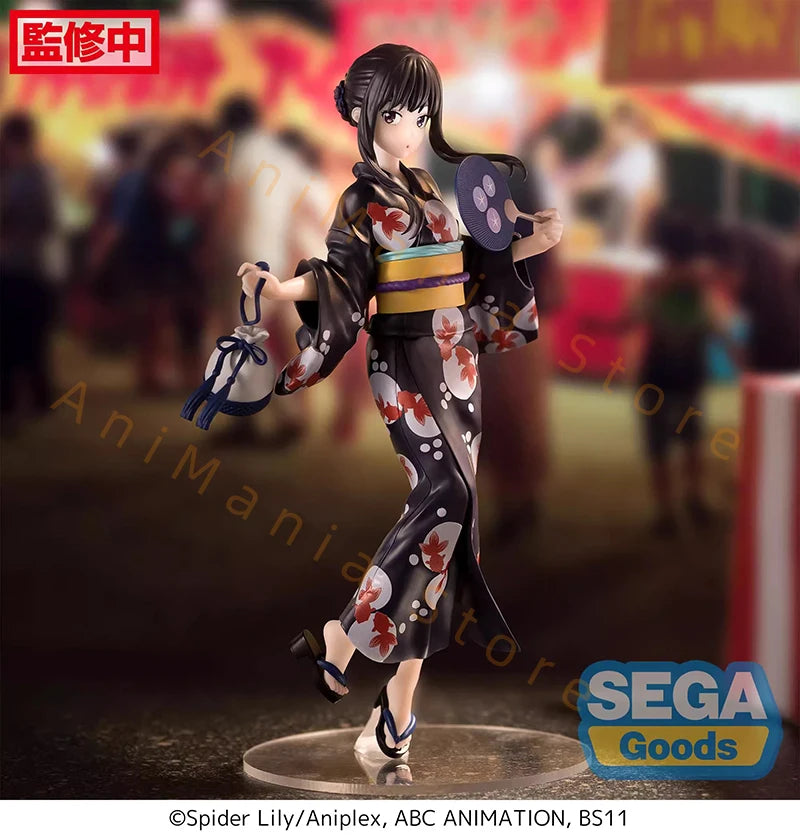 In Stock SEGA Luminasta Lycoris Recoil Nishikigi Chisato Inoue Takina -Yukata Travel- PVC 19CM Anime Action Figures Model Toy