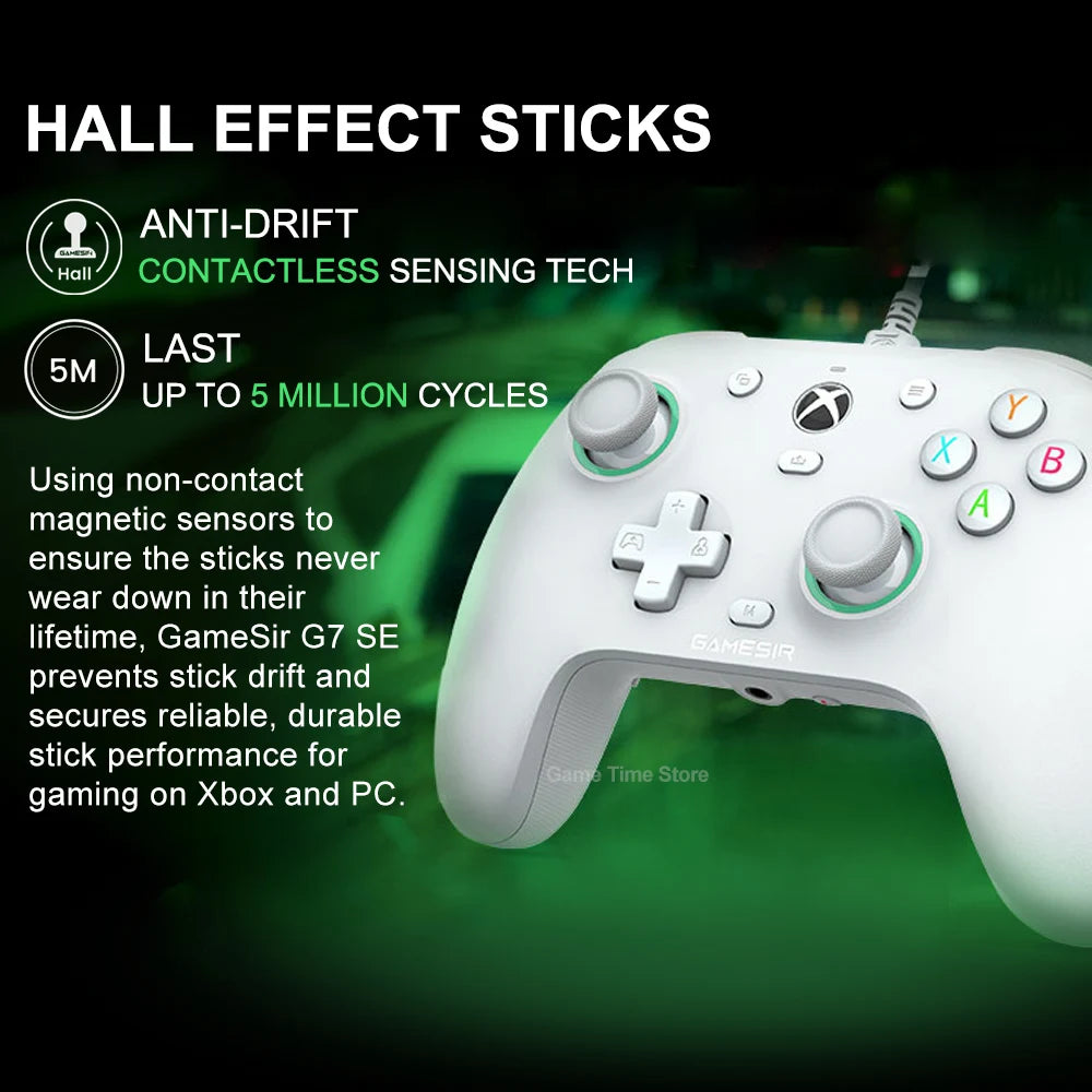 Gamesir G7 SE XBOX Controller PC Wired Gaming Controller for XBOX Series X S One Windows11 10 Steam Gamepad Hall Effect Joystick