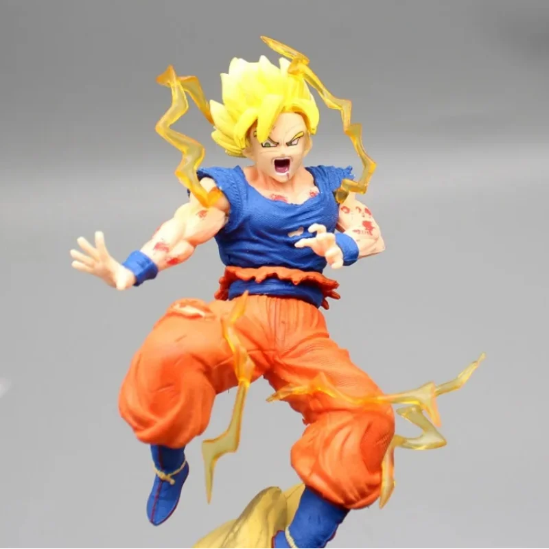 In Stock Anime Dragon Ball Z Majin Buu Vs Son Goku Figurine Gk Statue Action Figures Pvc Collection Model For Children Gifts Toy