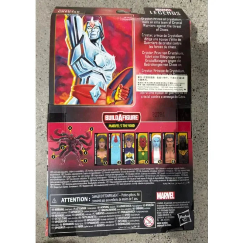 Original Hasbro Marvel Legends Series MARVEL'S CRYSTAR No assembly parts Anime Figure Toy Collection Model