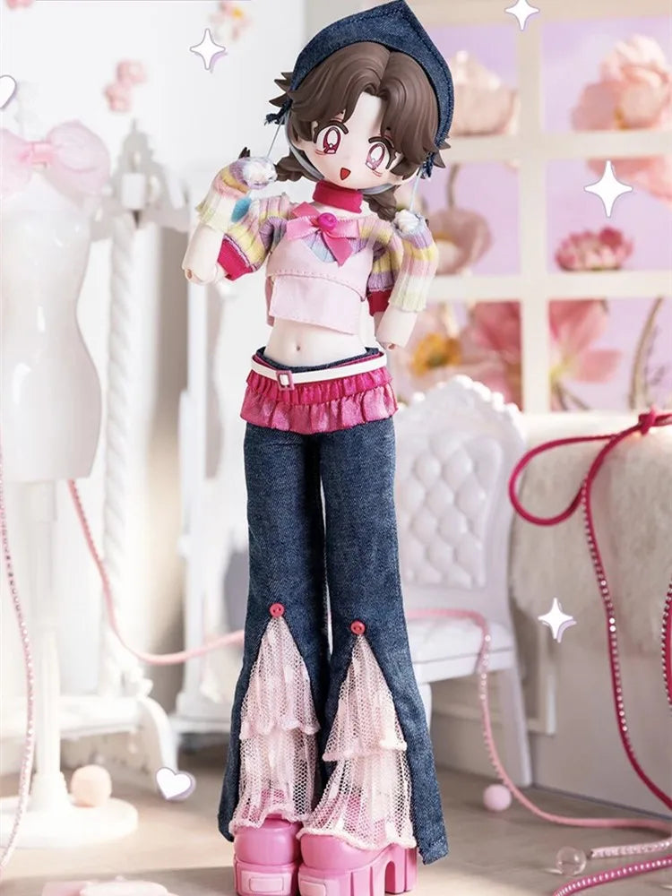 Original Candy Galaxy Bjd Blind Box 1/6 Weird Cute Girl Series Dolls Movable Joints Anime Figure Desktop Decoration Gifts Toys