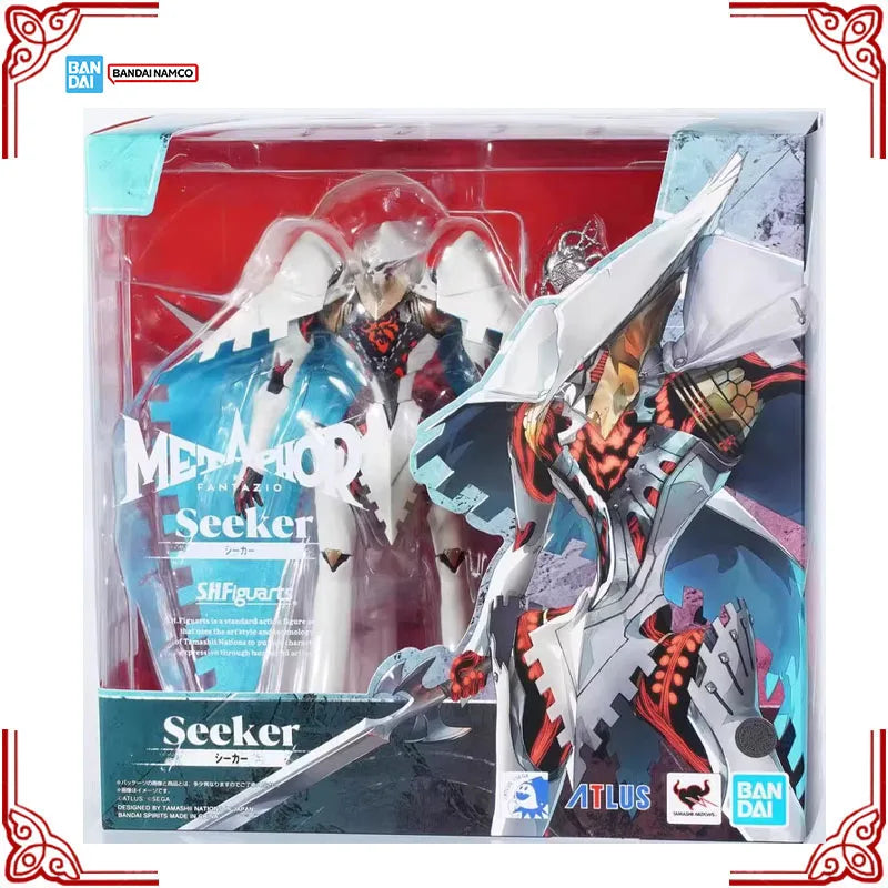 In Stock Genuine Bandai Metaphor Re Fantazio Model Kit SHF Seeker Anime Action Figure Collection Finished Model Boys Toys Gifts