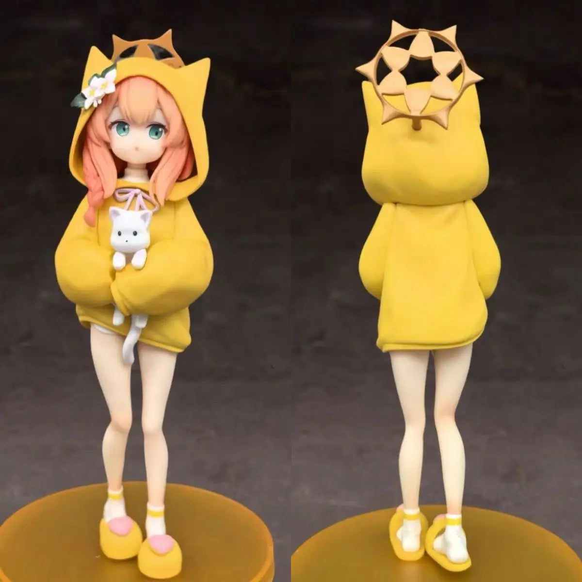 High Quality Blue Archive Sunaookami Shiroko Pajamas Replica Anime Figures Game Models Statue Girl Models Collectible Ornaments