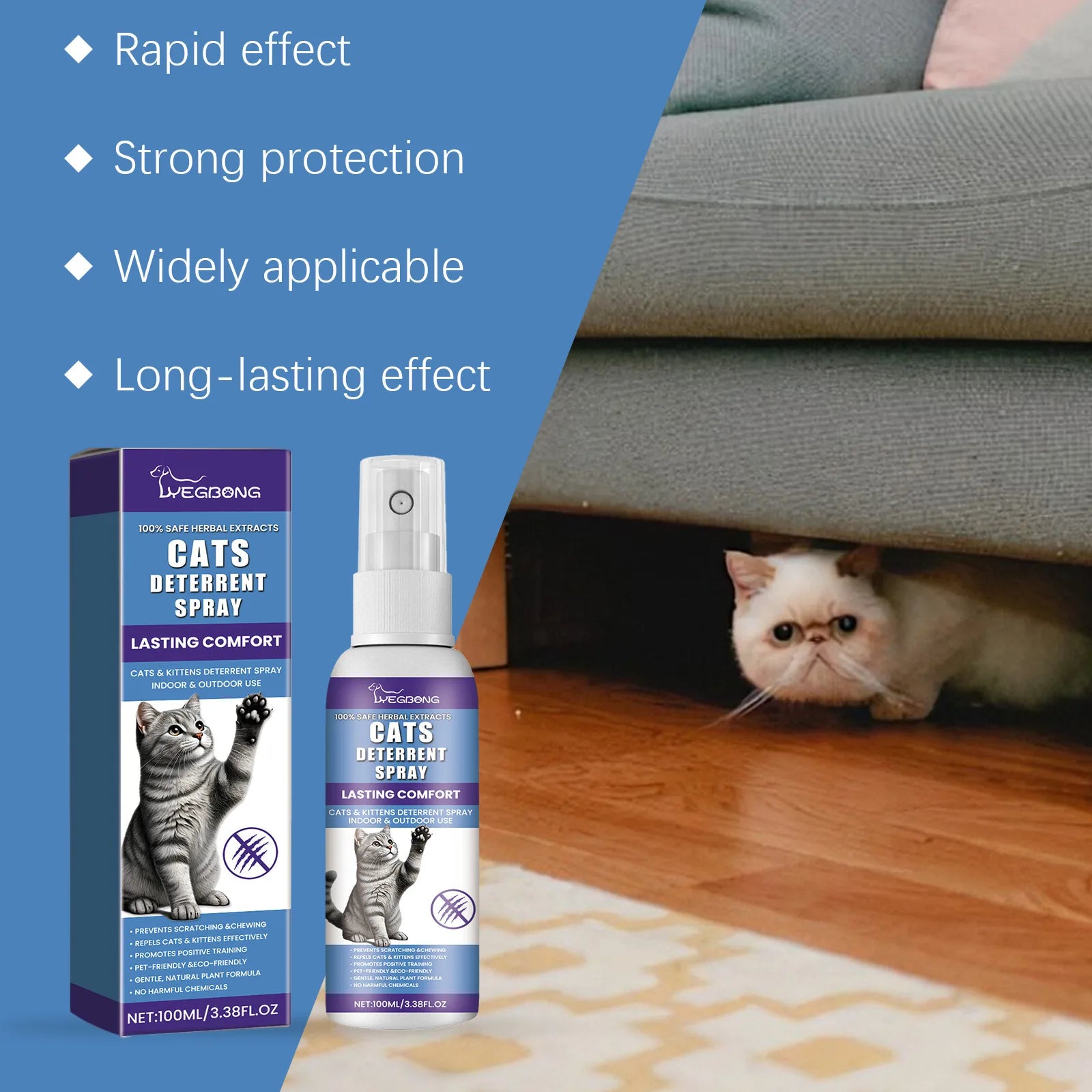 Pet Anti Scratch Spray Anti Gnawing Scratching Training Aid Stop Bites Chewing Protect Furniture Cat Scratching Deterrent Liquid
