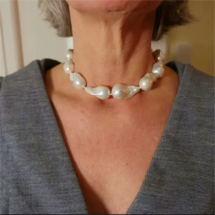 Charming Baroque Pearl Bracelet Bohemian High Quality Natural Pearl Jewelry Gift For Her