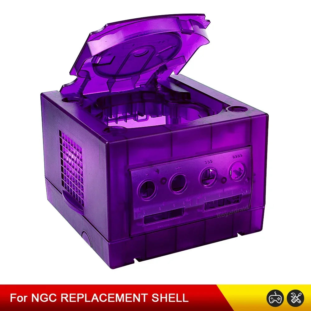 Transparent Black Blue Orange Purple Housing Replacement Shell Case For Nintend Gamecube NGC DOL-001 and DOL-101 Game Accssories