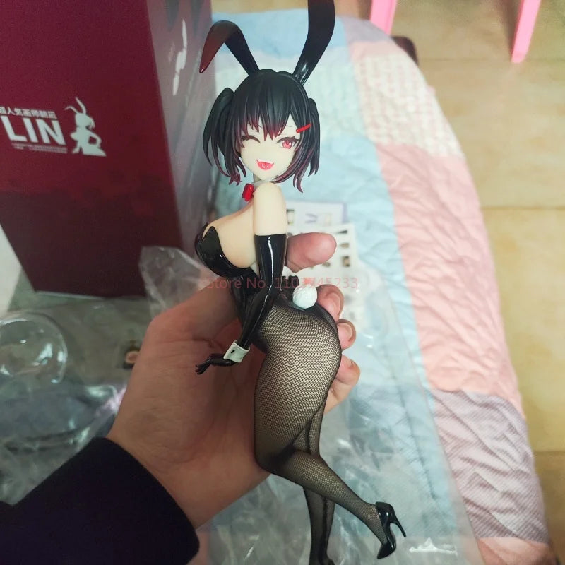 Bearpanda Bunny Girl Asanagi Rin Xiya Temperature Paint 3d Crystal Eye Kawaii Garage Kit Creative Scene Model Classic Anime Toys