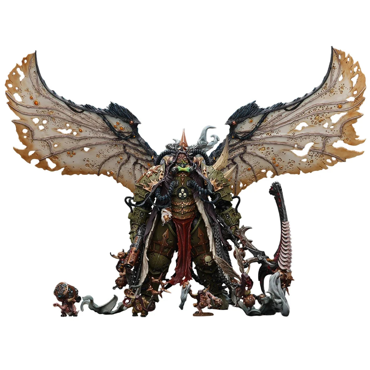 【In Stock】Original Genuine JOYTOY Mortarion Demon Nurgle Prime 40K 1/18 Figure Finished Model Kit Anime Figure