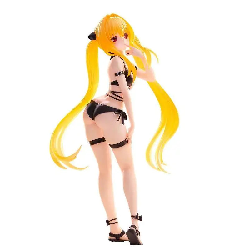 [Original Genuine] In Stock Furyu The Animation To Love-Ru Darkness Trio-Try-It Figure Golden Darkness PVC Figure Model Toys