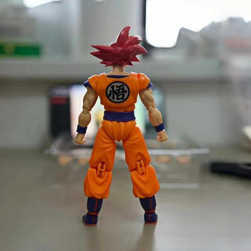 Original Bandai S.H.Figuarts Dragon Ball Super Super Saiyan God Son Goku Articulated Action Figure Collectible With Original Box