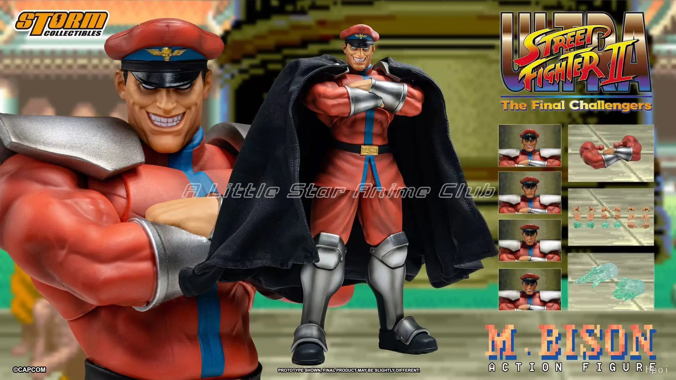 In Stock Storm Collectibles M. BISON - ULTRA STREET FIGHTER II - THE FINAL CHALLENGERS Action Figure Model Collection